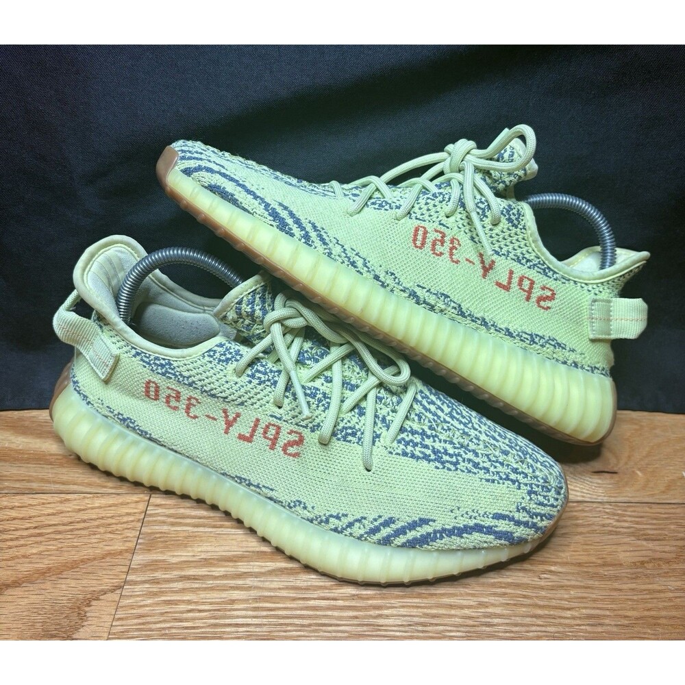 Adidas Yeezy Boost 350 V2 Sneakers Men's Size 9.5 Low Semi Frozen Yellow B37572